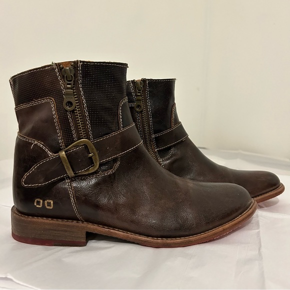 BED STU Becca Lux Leather Ankle Boots - Picture 10 of 15